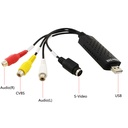 USB2.0 Audio Video Capture Card Adapter VHS To DVD Video Capture Converter with Cd and USB Cable