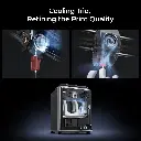 Creality K1C   600mm/s Max Printing Speed Carbon Fiber 3D Printing All-metal Direct Drive Extruder K1C 3D Drucker