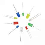 375PCS 5 Colors 3mm 5mm Round Bright Light LED Assortment Kit