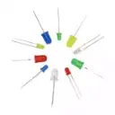 375PCS 5 Colors 3mm 5mm Round Bright Light LED Assortment Kit