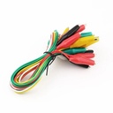  Alligator Clips Electrical DIY Test Leads  Double-ended Crocodile Clips 10pcs
