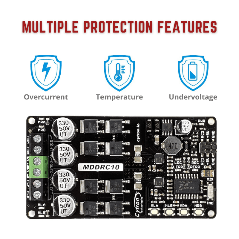 10Amp 7V-30V DC Motor Driver for R/C  - Cytron