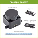 LDROBOT D500 lidar kit TOF laser Radar Lidar Scanner 360° 60000Lux support ROS1 ROS2 for Indoor and outdoor 