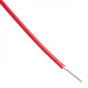  Hookup Solid Core Wire  single core 1/0.6m TC + PVC OD 1.25MM RED