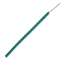  Hookup Solid Core Wire 1/0.6m TC + PVC OD 1.25MM GREEN - Roll of 100 M