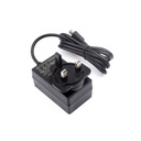 Black Power Supply PSU- 27W-USB-C- UK-B for Raspberry Pi 5