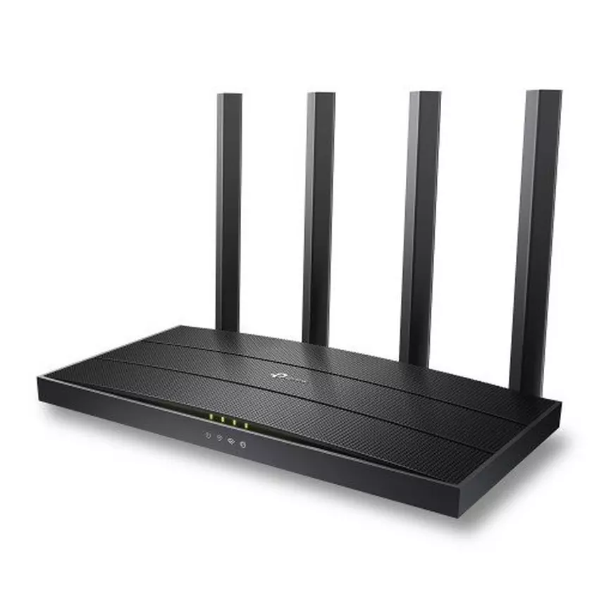 Tp-Link AX1500 Router, 1500Mbps, WiFi 6, 4 Antennas, Black
