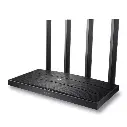 Tp-Link AX1500 Router, 1500Mbps, WiFi 6, 4 Antennas, Black
