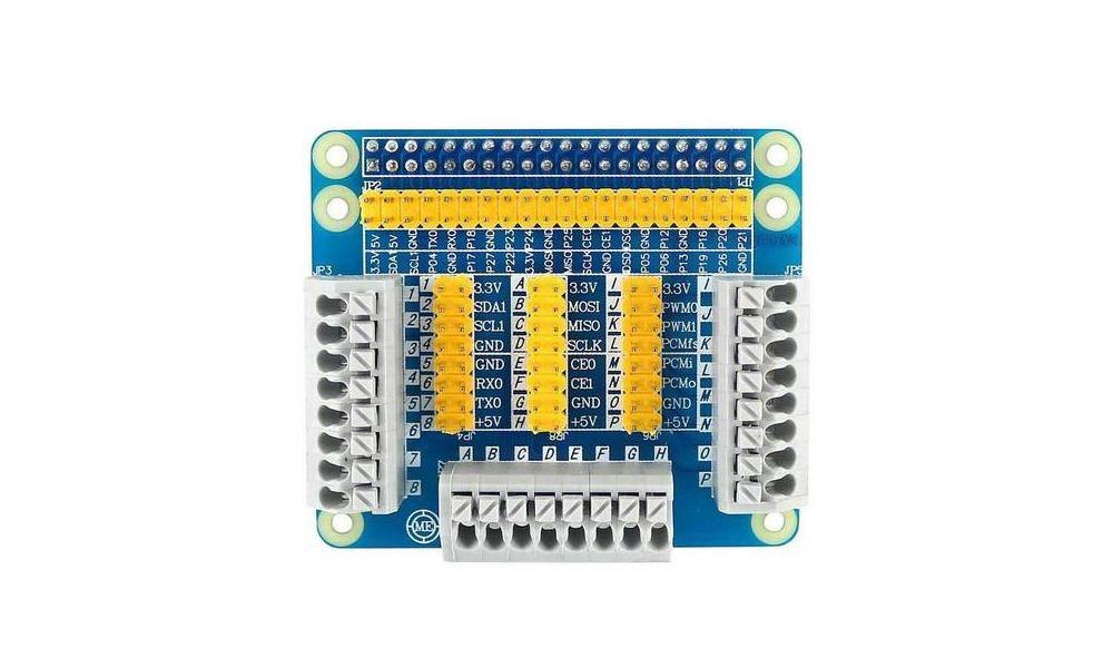 GPIO Multi-function Expansion Board with Fixed Screw Nylon Column Jumper Cap for Raspberry PI 4B/3B/3B+