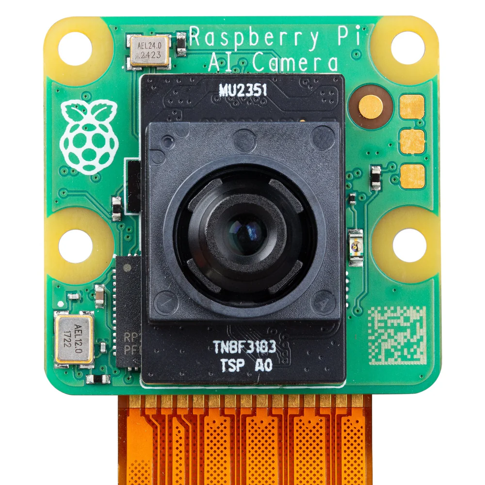 Raspberry Pi AI Camera, 12MP, IMX500 Intelligent Vision Sensor
