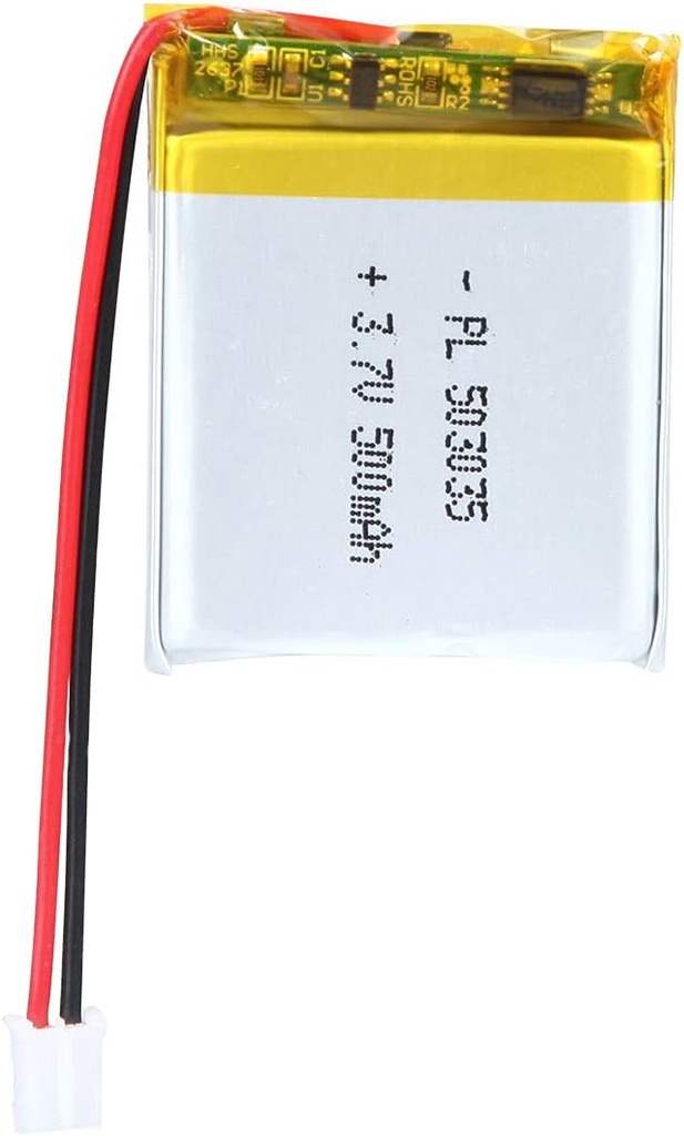 503035  3.7V 500mah Lipo battery