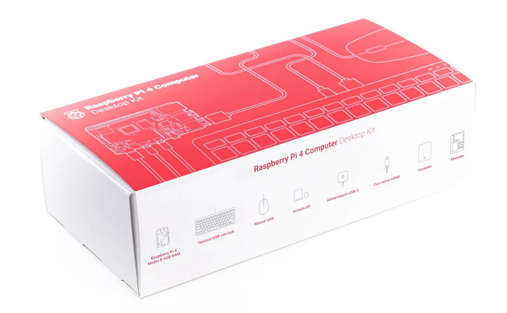 Raspberry Pi 4 Desktop Kit - 4GB