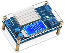 DC-DC 0-32V 12A  Buck Converter , Display, Adjustable Voltage Step Down Power,（With Case）