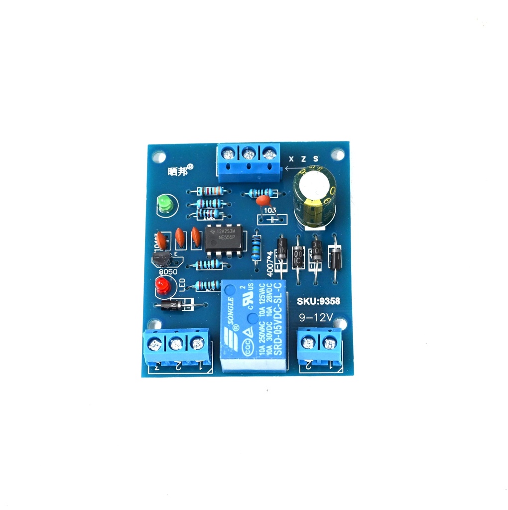 12V Water Level Controller Switch Liquid Level Sensor Module- Blue PCB