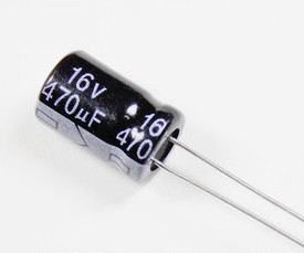 470uF 16V Electrolytic Capacitor