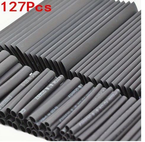 Heat Shrink Tubing 10mm Black 1 Meter" 