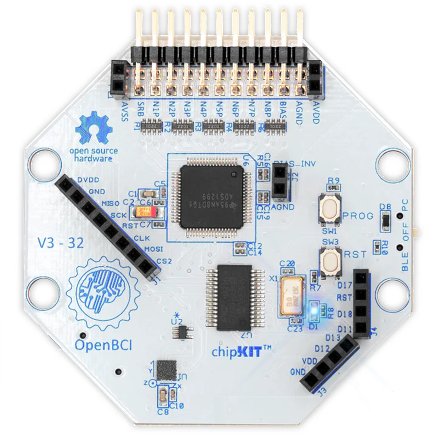 OpenBCI Cyton Biosensing Board (8-channels)- Original