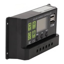 PWM 60A 12/24V Solar Charge Lamp Controller, Dual USB, LCD Display with Aluminum Plate