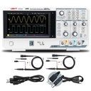 UNI-T 200MHz 2Ch DSO Ultra Phosphor Digital Oscilloscope 1 GSa/s Memory Depth 56 Mpts 500,000 wfm/s 7in Display 1Mpts FFT Sampling Points