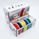 26AWG Silicone Electrical Wire Insulation Tinned Copper Cable   6 Colors / 10m per color 