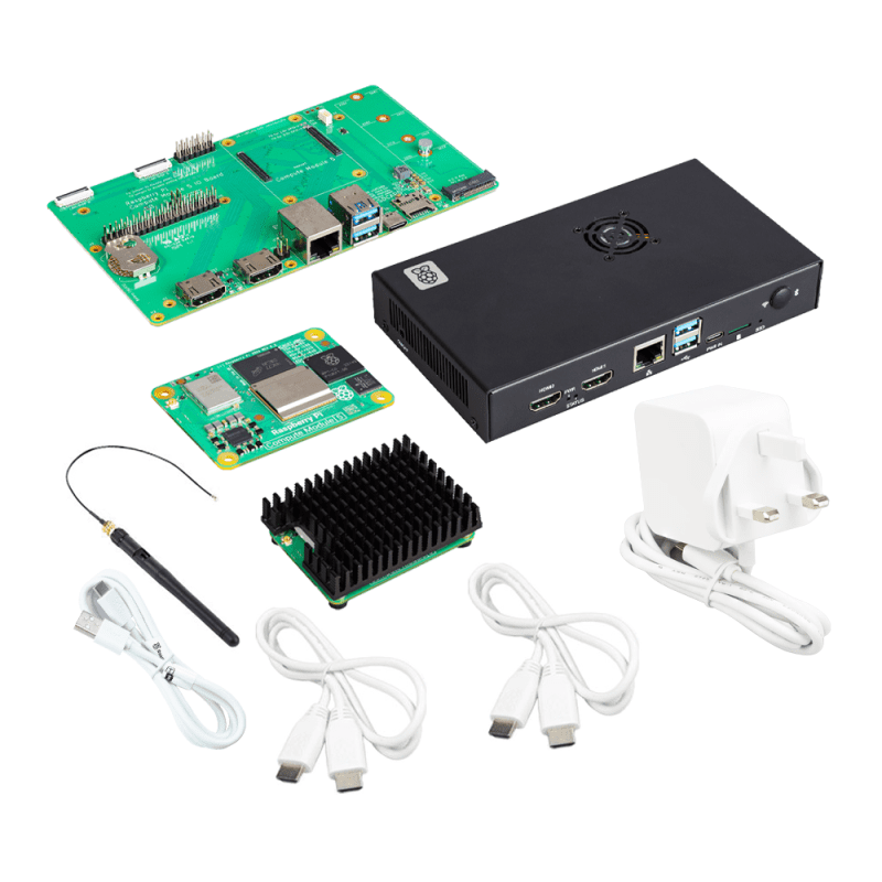 Raspberry Pi Compute Module 5 Development Kit - UK ARM Cortex-A76  ( 4GB RAM, 32GB Storage with WiFi) 