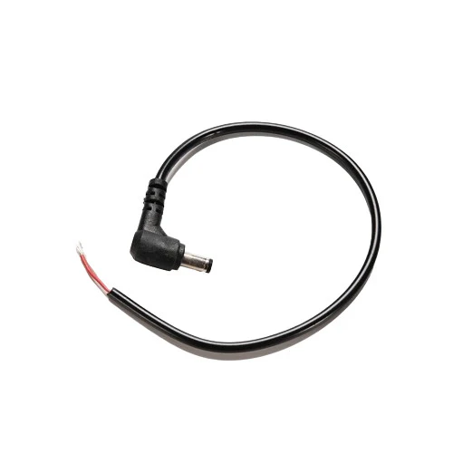 90 Degree DC5.5*2.1 wire male jack, length 20 cm 