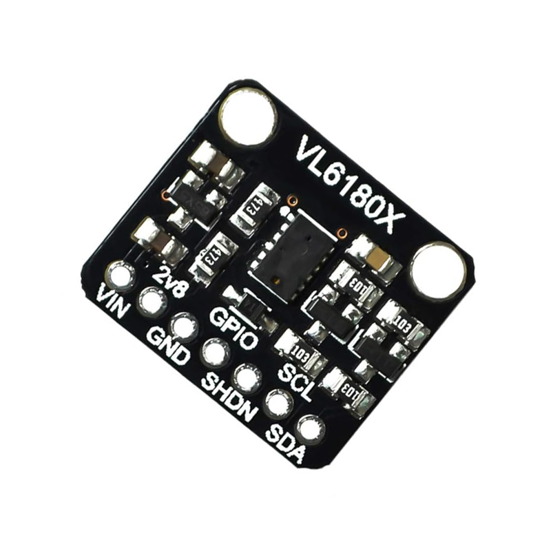 VL6180X 3.3V/5V Ranging and Ambient Light Sensor Board Black