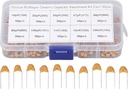 300PCS Multilayer Ceramic Capacitor Kit (Plastic Box) (10PF/20PF/30PF/47PF/56PF/68PF/100PF/1NF/10NF/100NF * 30 pcs)