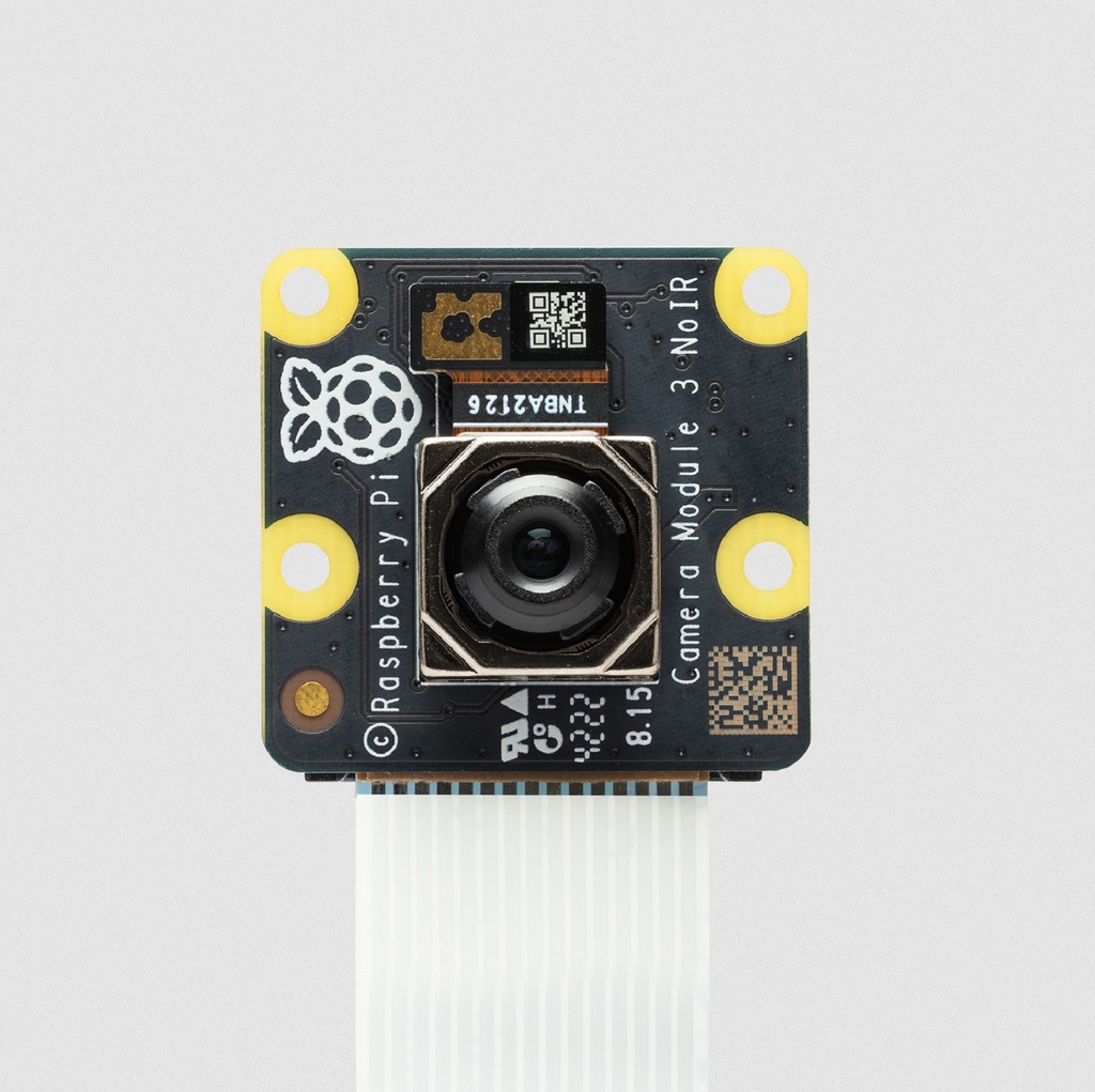 Raspberry Pi NoIR Camera Module 3 11.9MP, Standard Lens, 4.74mm Focal Length, Raspberry Pi Computer