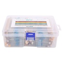 2600PCS 1/4W 1%130 Kinds Each Value 20pcs Metal film Resistors Kit （Plastic Box）