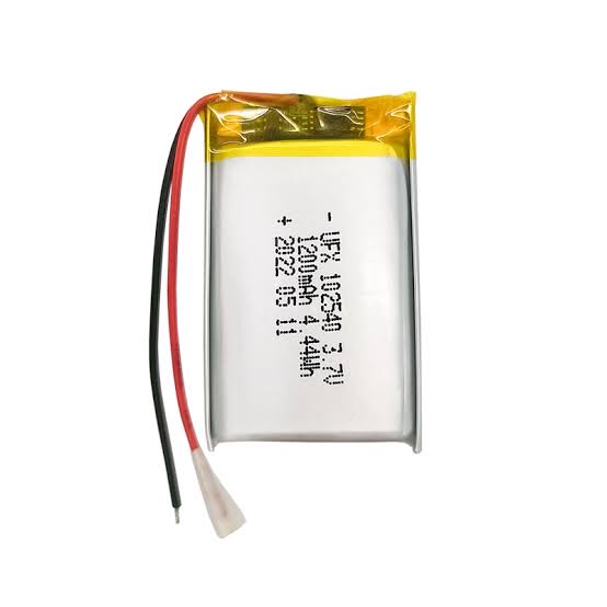 Lithium Polymer Battery 3.7V 1200mAh 102540 Lipo Rechargeable