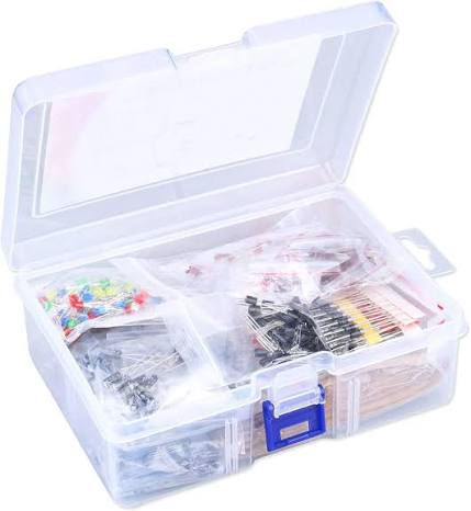 1400Pcs 6 Values Electronics Component Assortment Kit