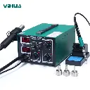 YIHUA 852D+ Rework  Station  2in1 Soldering Hot Air Station, Powerful Air, 60W Soldering Iron