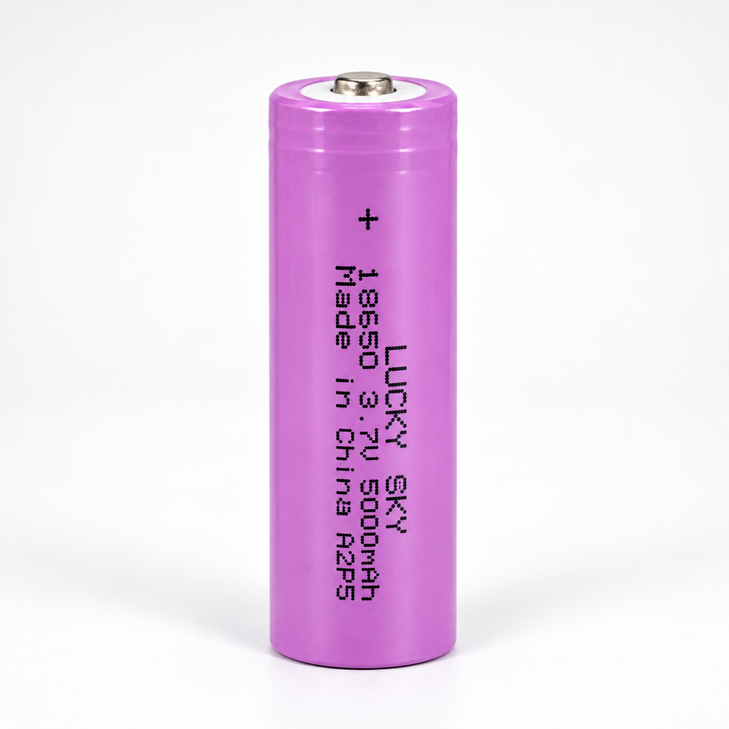 LUCKY SKY 18650 3.7V 5000mAh – Button Top