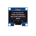 1.3" Inch I2C IIC White OLED LCD Module 4pin (with GND VCC) SH1106 Chip
