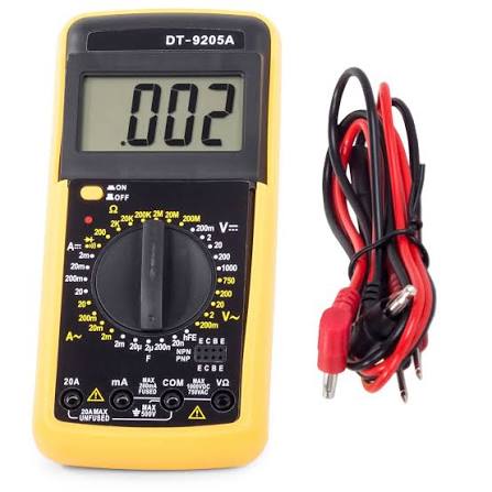 Digital Multimeter DT9205A with LCD Display