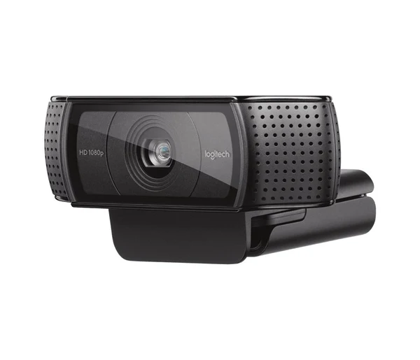 Logitech C920 HD Pro Webcam, Black, Full HD 1080p