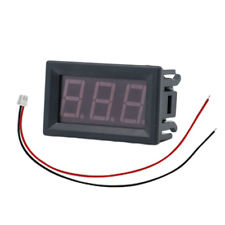 0.56inch 3.5-30V Two Wire DC Voltmeter Red