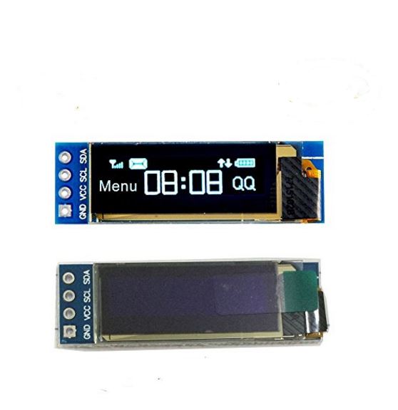 0.91 inch 128x32 I2C IIC Serial  White OLED LCD Display Module SSD1306 Chip