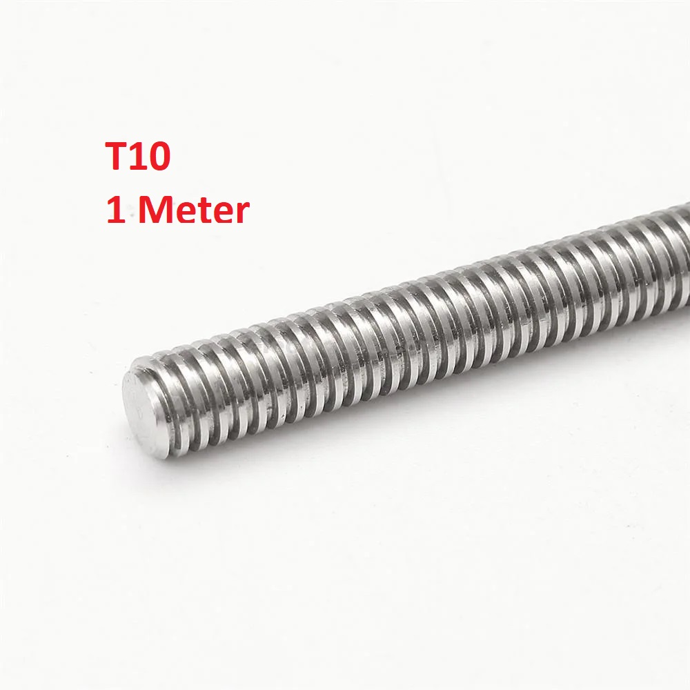 1000mm Length T10 Guide Lead Screw pitch 2mm， lead 8mm