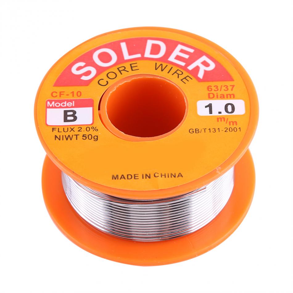 100g 63/37 Tin lead rosin core 1% flux reel welding line solder wire