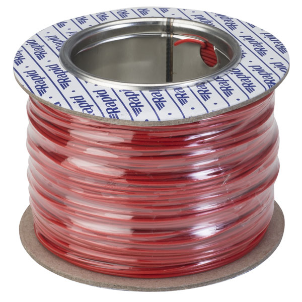 100M Hook up Wire single strand - Red