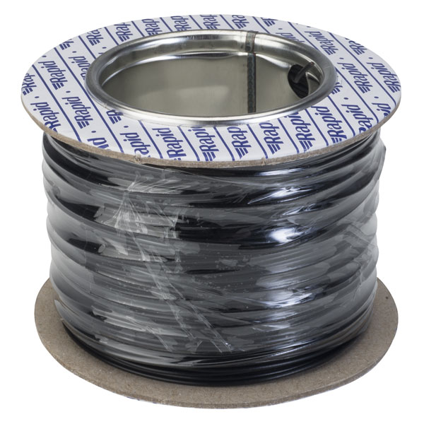 100M Hook up Wire single strand solid core - Black