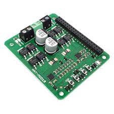 10Amp 6V-24V DC Motor Driver HAT for RPI (2 Channels)