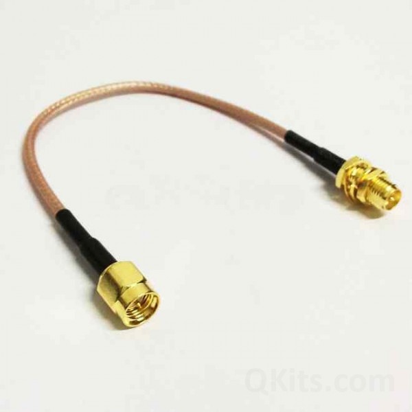 10cm SMA Male to Female Pigtail WLAN Network RF Antenna RG316 Coaxial Cable