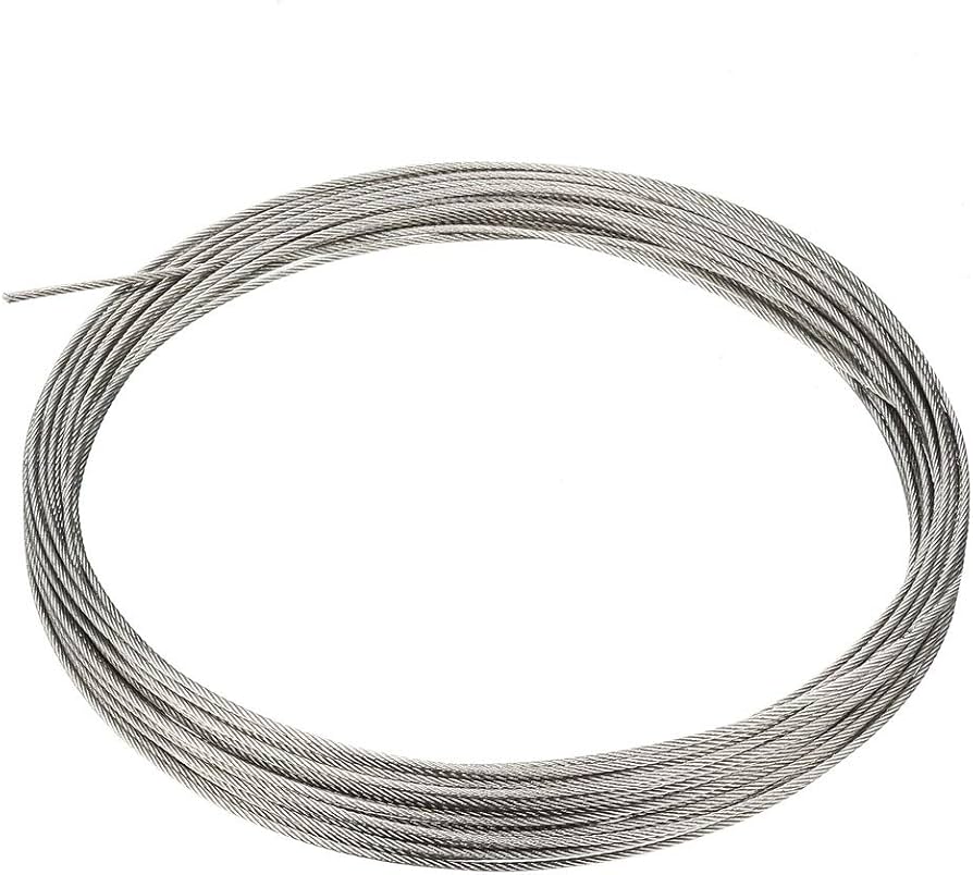 1.0mm 304 Stainless Steel rope Clothesline Diameter Piano Wire ( 1 Meter)