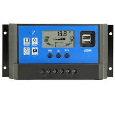 12/24V 10A PWM Charge Controller Dual USB