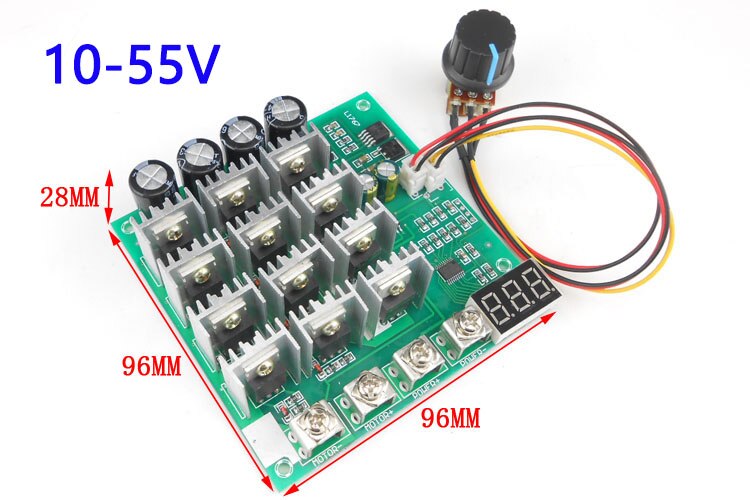 12V24V36V 60A Digital DC Motor Governor Brush Two-Wire Drive Tachometer Dial