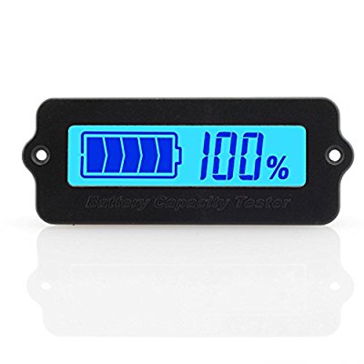 12V24V LCD  Battery  Capacity  Power Monitor  Blue  LY6W 