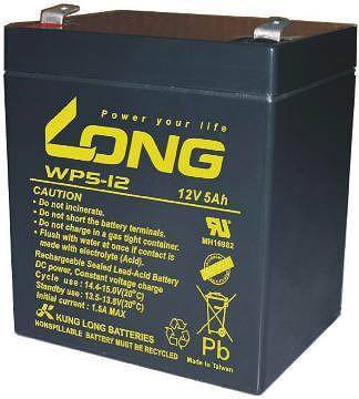 12V 5A  Lead Acid  Battery LONG 